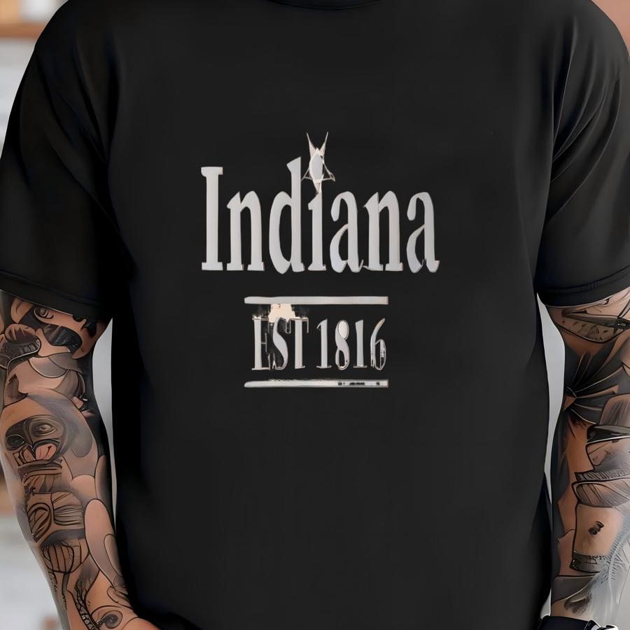 A State Hoodie: Unisex Cotton Apparel T-shirt