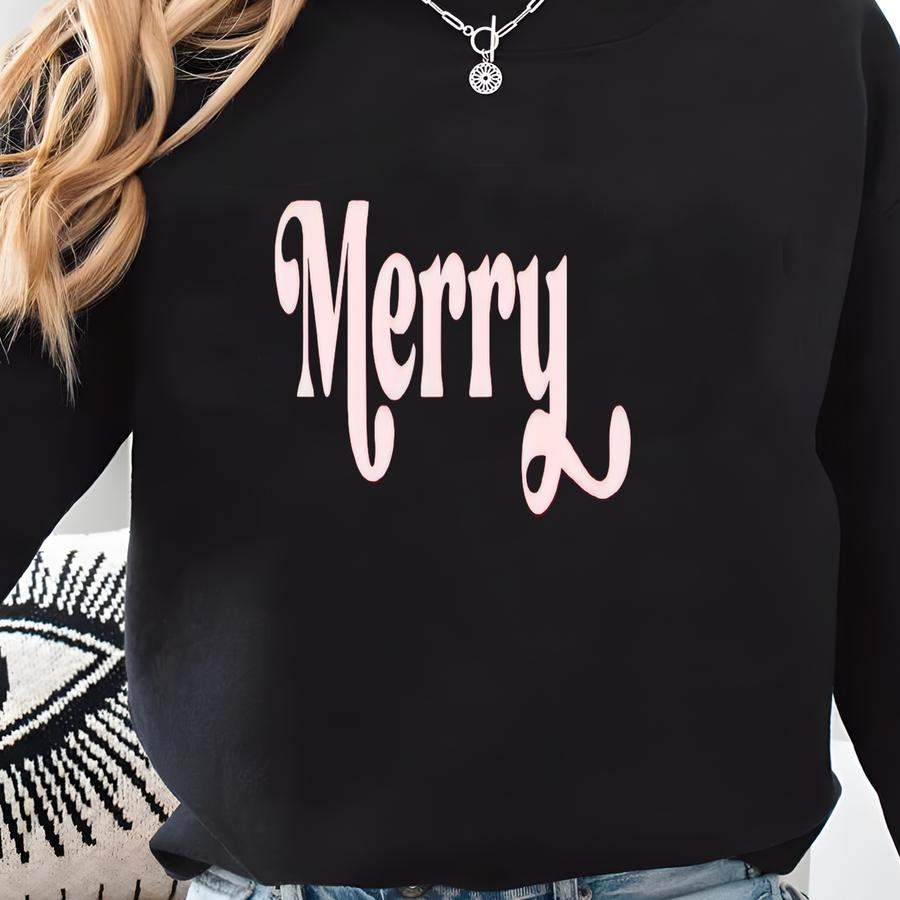 Merry And Bright Mommy And Me Sweatshirts, Merry And Bright, Mommy And Me Outfit, Mommy And Me Christmas Shirts, Festive Sweatshirt, Holiday Sweatshirt