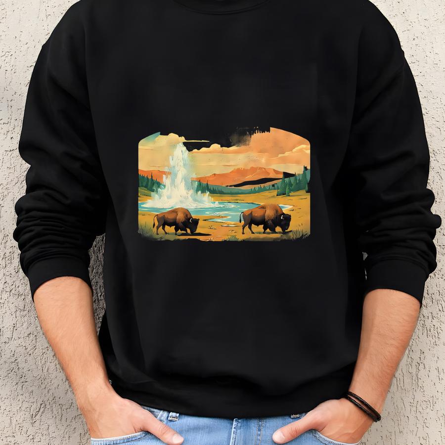 National Park Shirt: Hiking Tee Sweatshirt