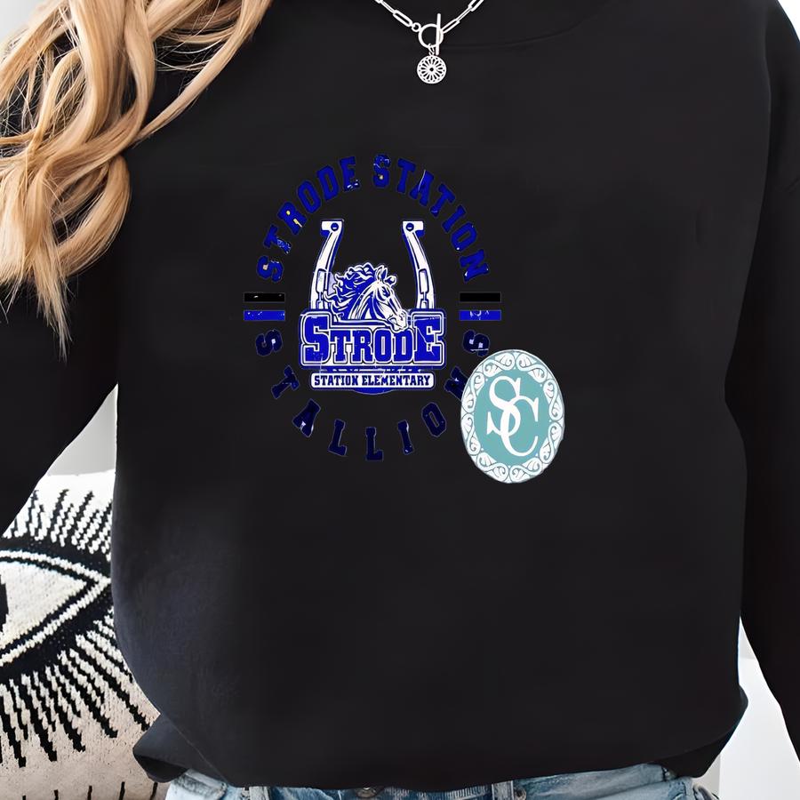 Strode Station Elementary School T-shirt, Sweatshirt, Adult, Youth,toddler, Custom Elementary, Custom School Mascot Tees, School Spirit Sweatshirt