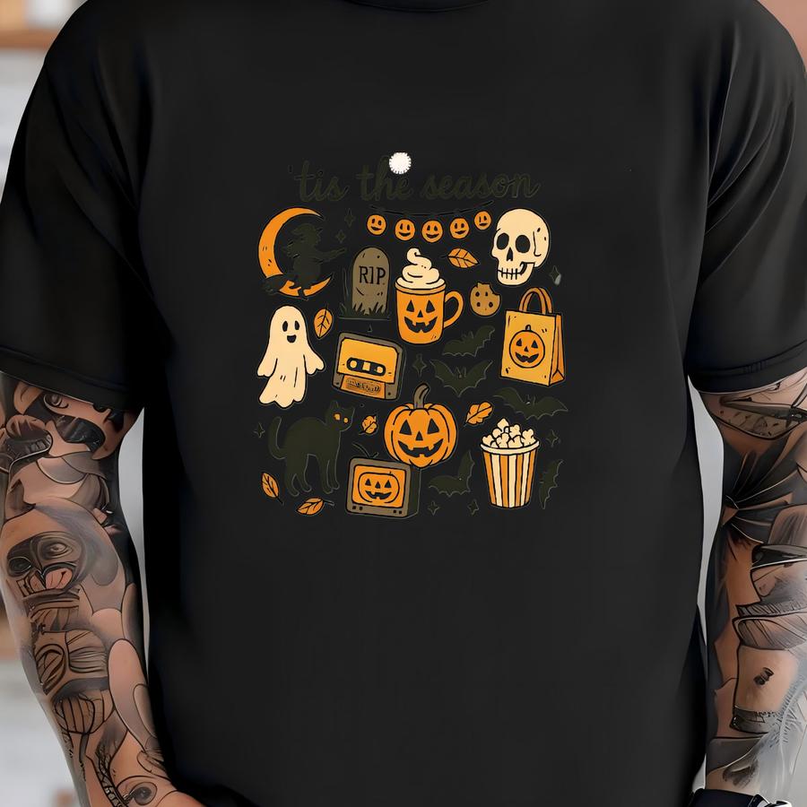 Spooky Season Shirt: Retro Halloween Tee T-shirt
