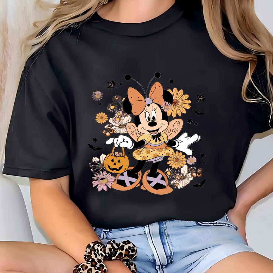 Cute Pumpkin Halloween Shirt, Girly Costume Fall Tee, Spooky Season Trip Outfit, Toddler And Youth Girl Halloween Top T-shirt