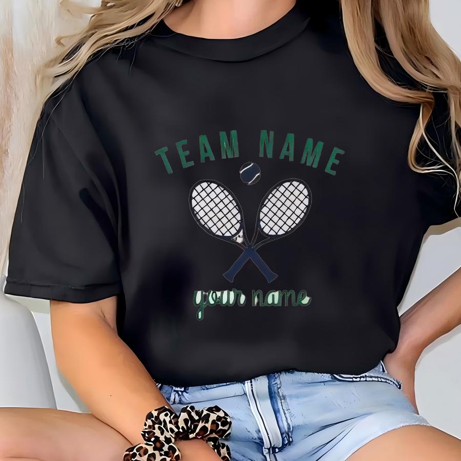 Custom Tennis Sweatshirt Tennis Pullover Tennis Sweatshirt For Women Tennis Pulli Tennis Club Shirts Apres Tennis Tshirt Tennis Team Shirt T-shirt