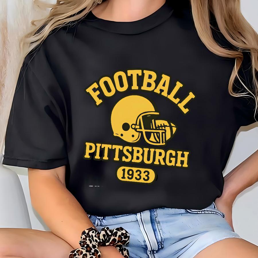 ® Pittsburgh Football Tshirt, Pittsburgh Shirt Retro Style 90s, Pittsburgh Shirt, Graphic Tee Gift For Football Fan Sport T-shirt