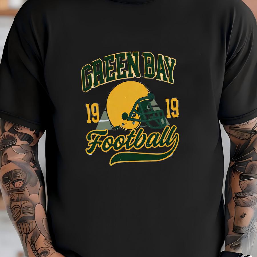 Green Bay Football Kids Hoodie | Custom Name Number Jersey | Toddler - Youth Game Day Tee T-shirt