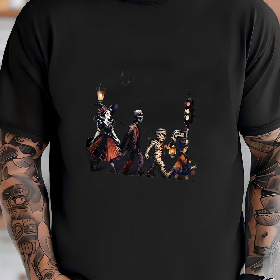 Halloween Sweatshirt For Fall Gift Ideas Halloween Crewneck Skeleton Sweater Witch Sweatshirt Trick Or Treat T-shirt