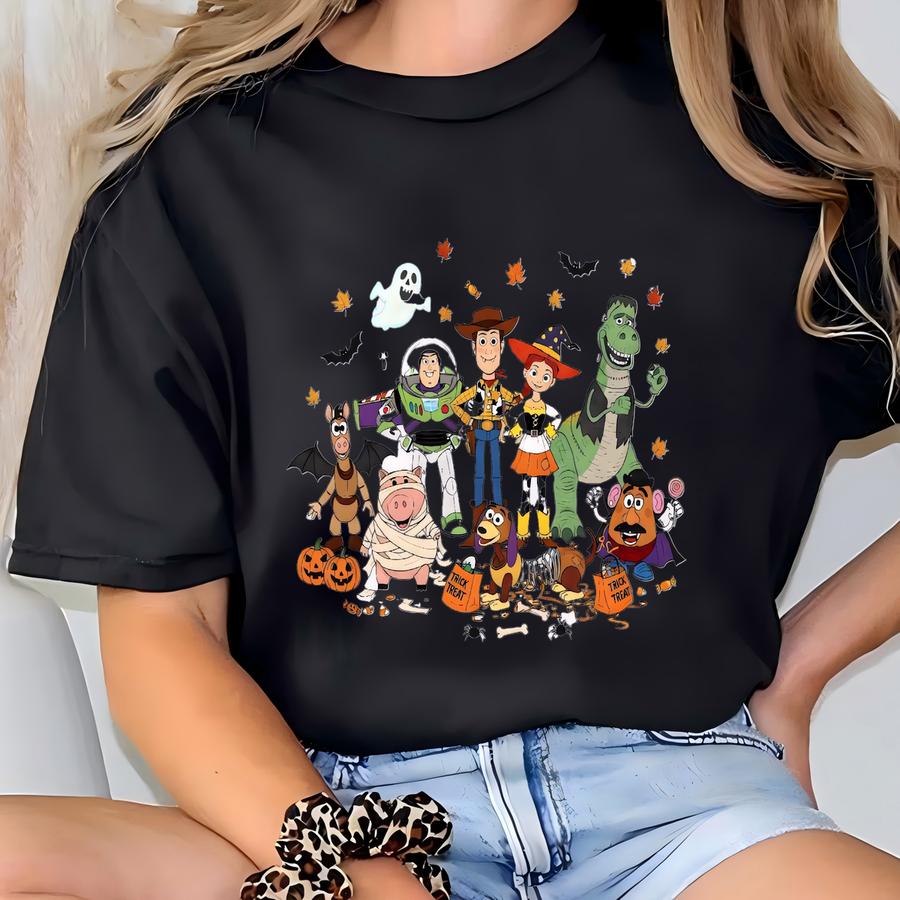 Halloween Shirt, Vacation 2025 Shirt, Characters Toddler, Trick Or Treat, Alien Buzzy Rax, Spooky Vibes, Ghost T-shirt