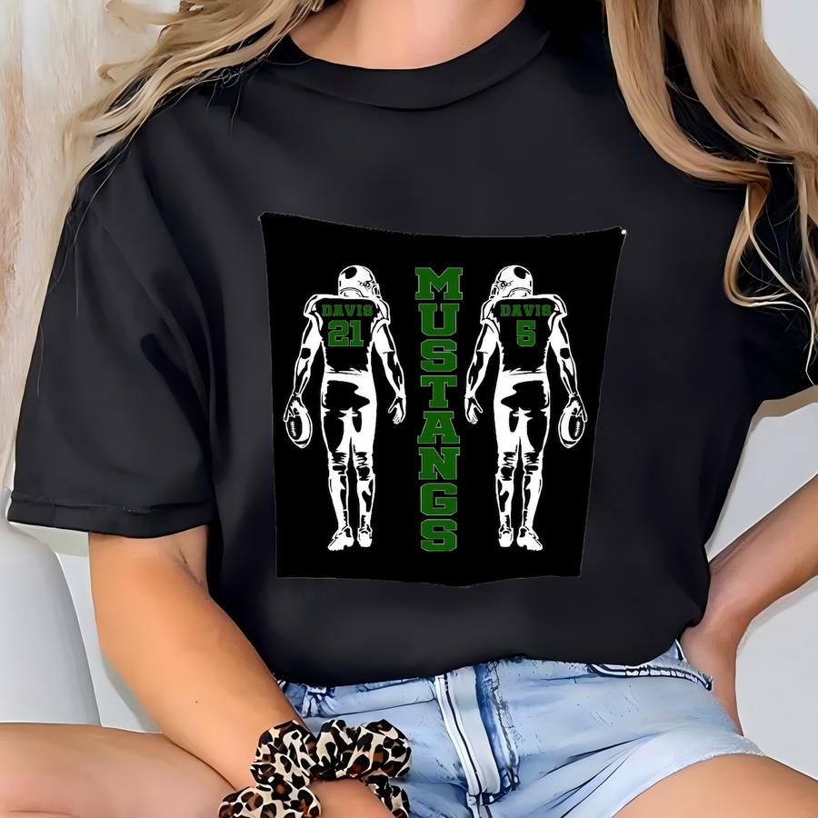 Personalized Football Mom Blanket: Custom 2-sided Throw T-shirt