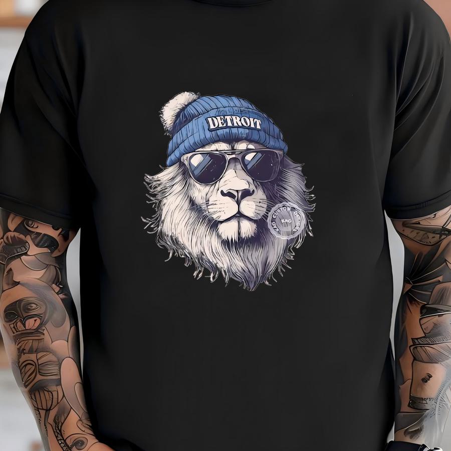Cute Detroit , Football Toddler Lion Shirt, Kid Game Day Hoodie, Funny Detroit Tee, Infant Lion Bodysuit, Football Baby Lion Apparel T-shirt