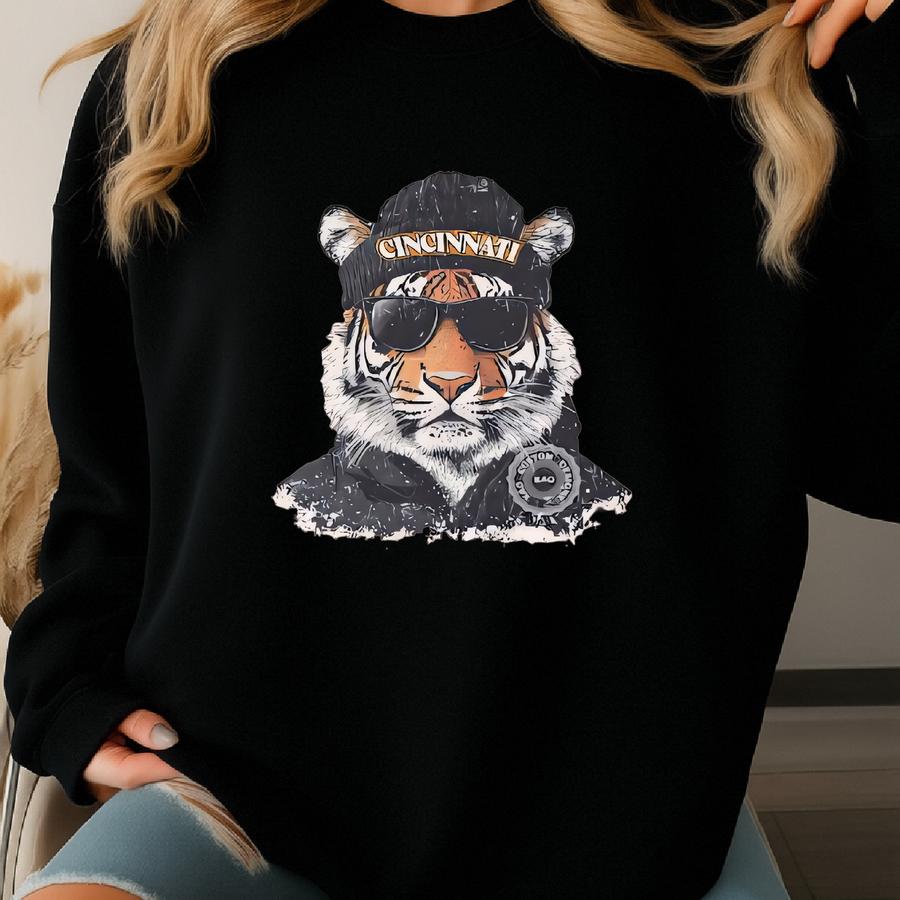 Cincinnati Football Baby , Bengal Mascot Toddler, Kids Game Day T-shirt Sweatshirt