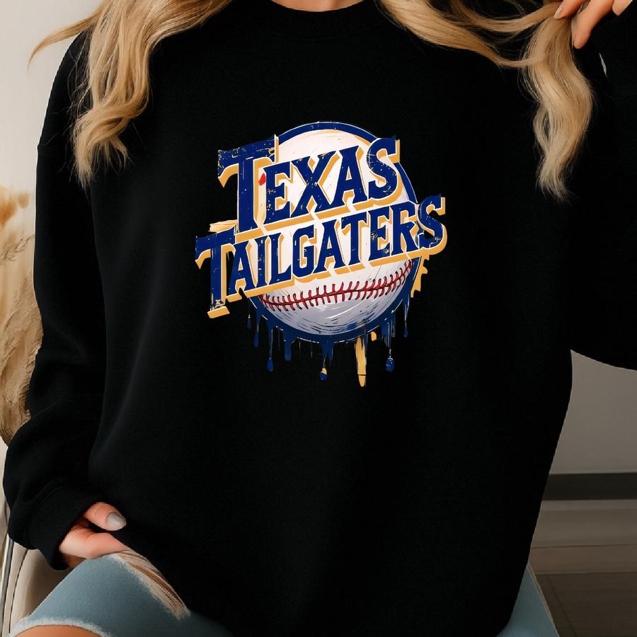 Texas Tailgaters Game Day Tank, Vintage Baseball Fan Tank Top, Racerback Tailgate Tank, Unisex Baseball Game Day Shirt, Baseball Fan Gift Sweatshirt