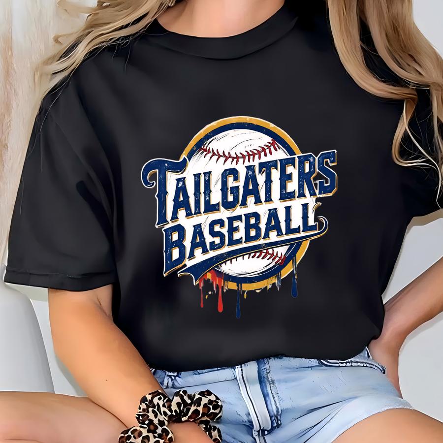 Tailgaters College Sweatshirt, Vintage Game Day Shirt, Tailgate Shirt, Unisex Baseball Fan Gift, College Baseball Merch T-shirt