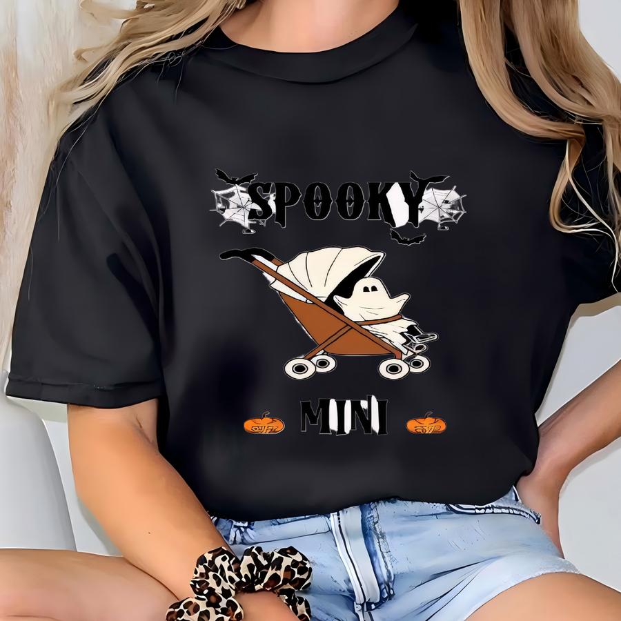 Halloween Ghost Family Sweatshirt, Personalized Halloween Family Shirt , Spooky Family Tshirt, Spooky Season Tee, Custom Halloween Party Tee T-shirt