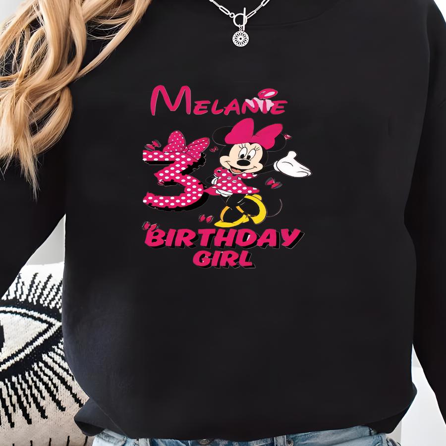 Custom Birthday Girl Shirt: Personalized Family Matching Sweatshirt