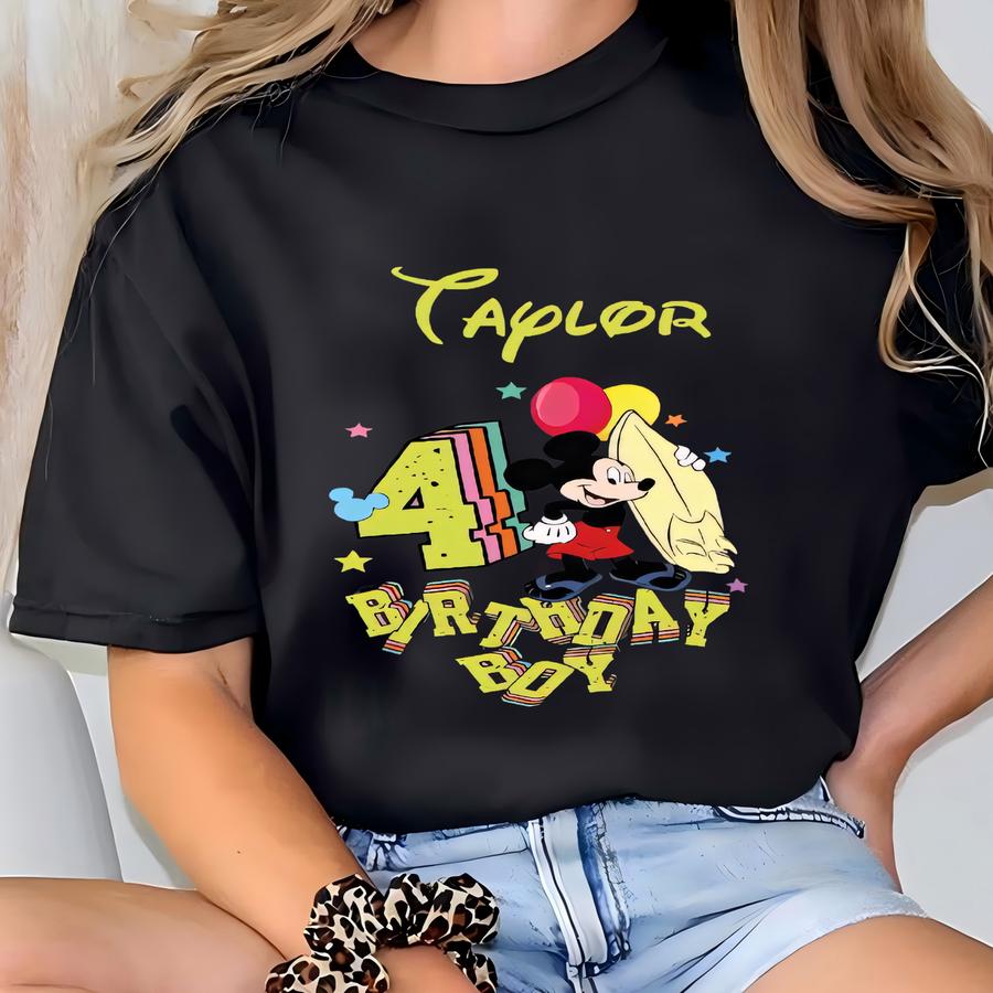 Custom Birthday Boy Shirt: Personalized Toddler Family Matching T-shirt