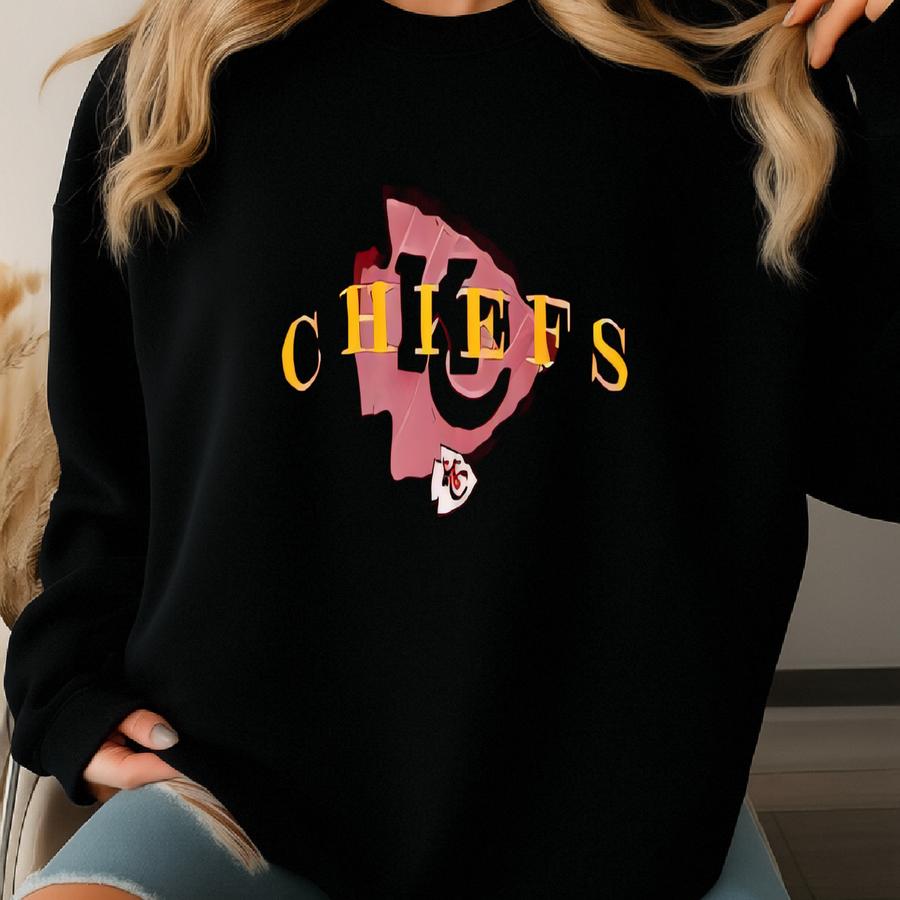 Vintage 90s Kansas Sweatshirt - - Y Logo - Red Color - Men’s Xl Sweatshirt