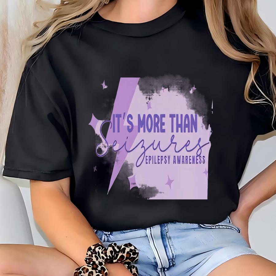 Epilepsy Awareness Shirt Epilepsy Shirt Purple Epilepsy Awareness Sweatshirt Epilepsy T Shirt Epilepsy Shirts I Wear Purple Epilepsy Mom T-shirt