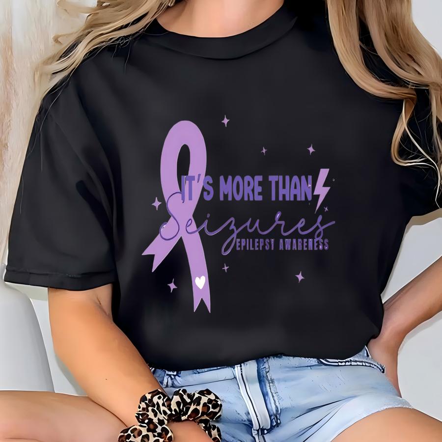 Epilepsy Awareness Shirt Epilepsy Shirt Purple Epilepsy T Shirt Epilepsy Warrior Shirt Purple Epilepsy Shirts Epilepsy Mom Shirt T-shirt