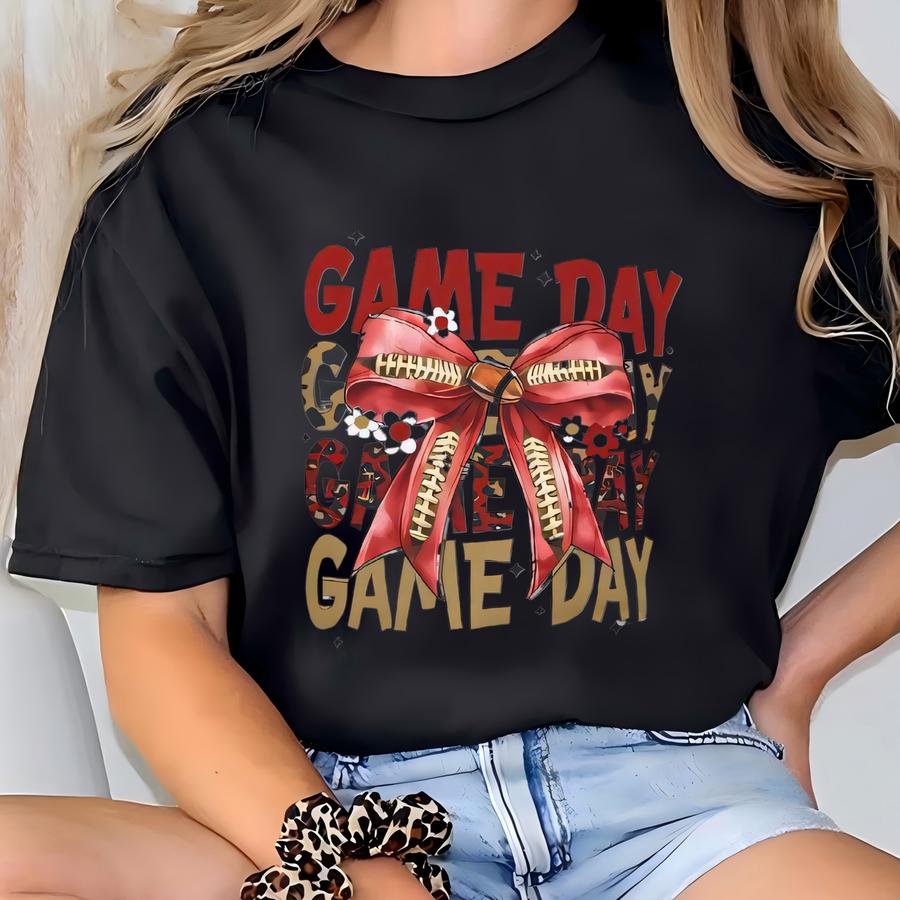 San Francisco Football Fan Tee: Game Day Heavy Cotton Shirt T-shirt
