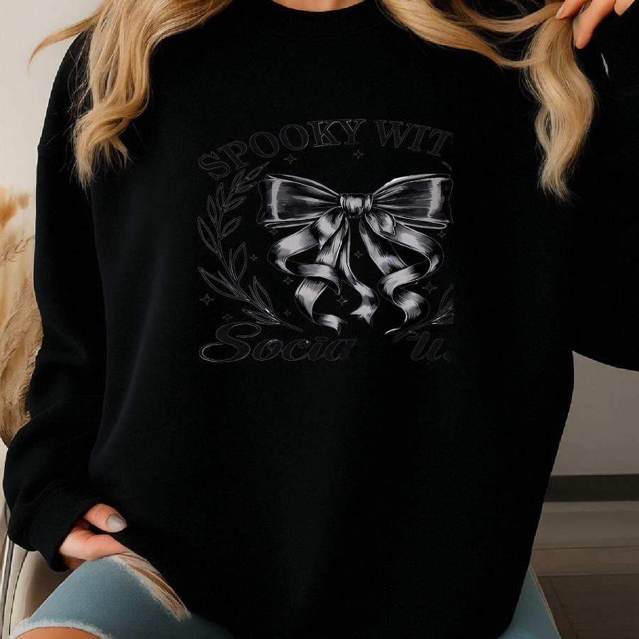 Spooky Witch Social Club Shirt, Custom Witch Social Club, Spooky Witch Tee, Coquette Halloween, Spooky Season, Halloween Witch Gift T-shirt Sweatshirt