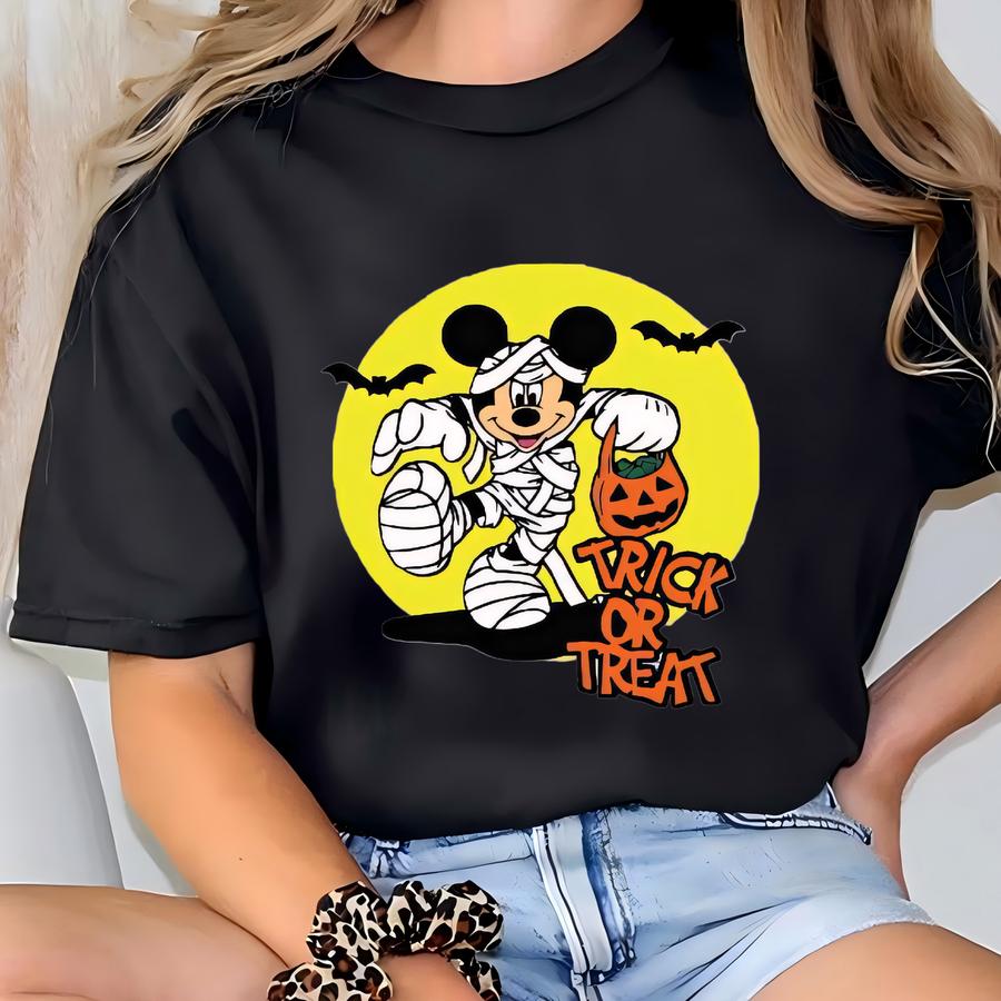 Halloween Toddler Shirt,  Halloween Kids Shirt, Mouse Halloween Shirt, Trick Or Treat Shirt,halloween Toddler Tee T-shirt