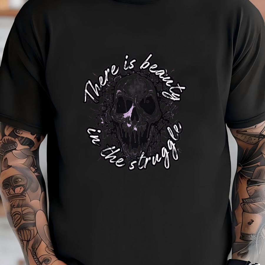 There Is Beauty In The Struggle Shirt, , Pump Cover, Personal Trainer Gift, Gym Lover Gifts, Weightlifting Gift, Workout Shirt T-shirt