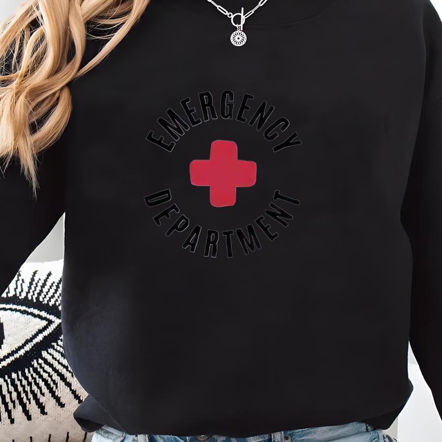 Emergency Department Shirt, Nurse Er T-shirt, Medical Staff Tee, Healthcare Worker Gift, Doctor And Nurse Uniform Shirt Sweatshirt