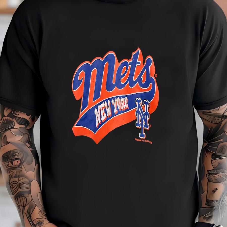 Vintage New York Mets Mlb Baseball Kids Toddler Size Graphic Tee Shirt (size 4t) T-shirt