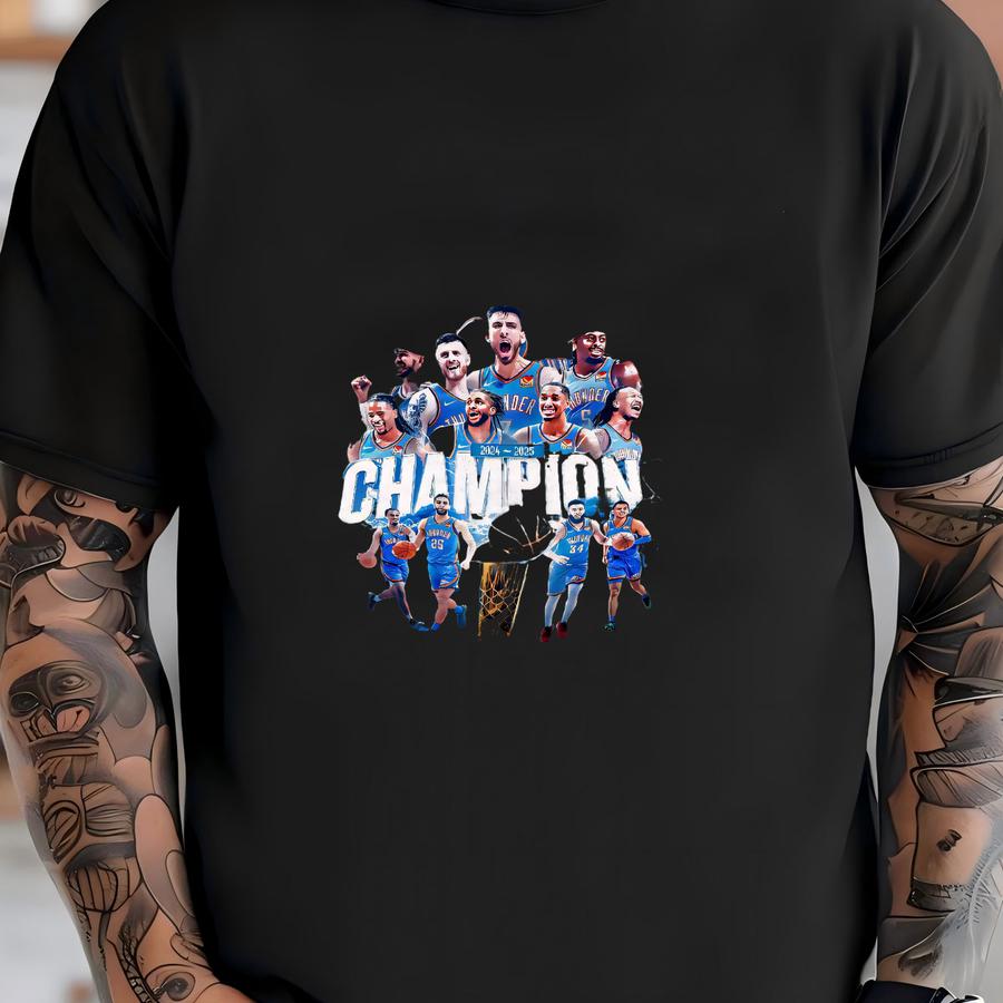 Loud Oklahoma City 2025 Basketball Champions Hoodie T-shirt