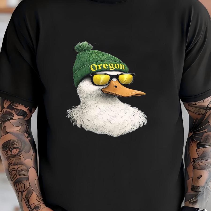 Football Crewneck Sweatshirt - College Gameday Tailgate Fall Season Cozy Duck, Unisex Hoodie, Sweatshirt, Hoodie, Duck Gift T-shirt