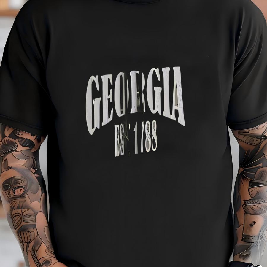 Georgia State Hoodie: Unisex Cotton Blend Traveler Sweatshirt T-shirt