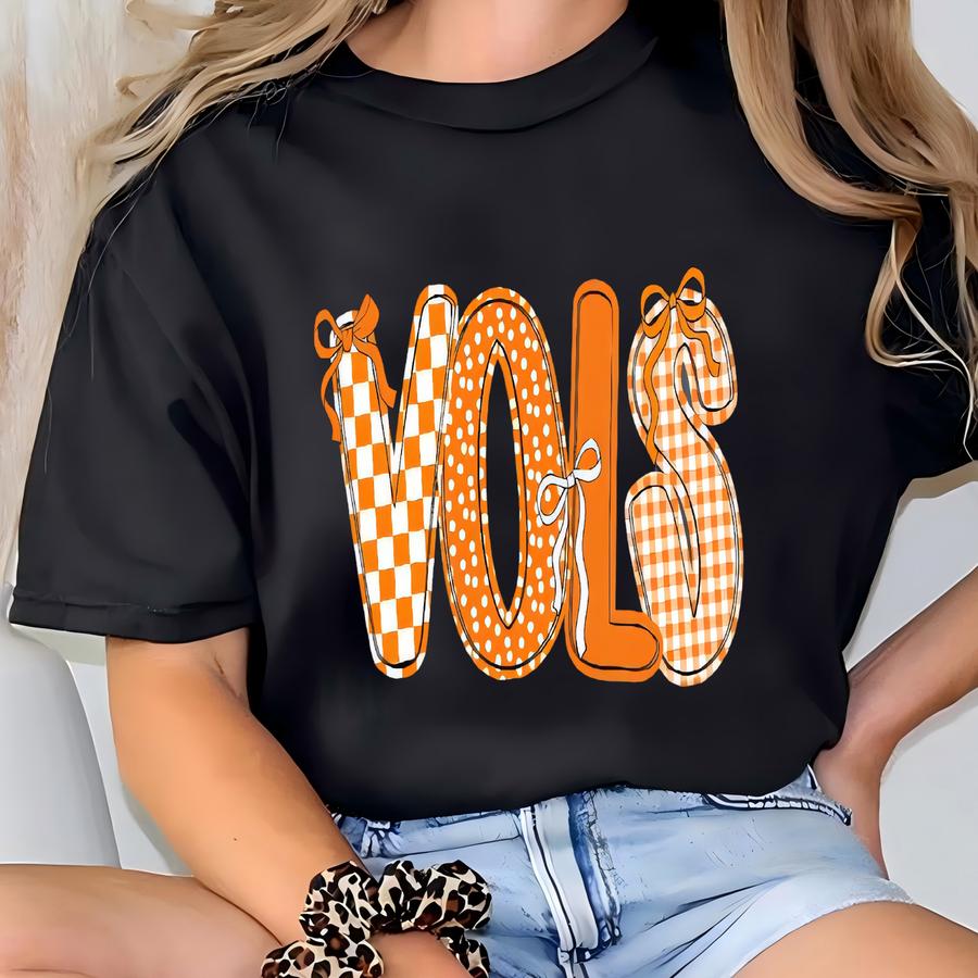 ® Tennessee T Shirt, Game Day Tee, Unisex Tennessee Football, Women's Coquette Bow, Vacation Souvenir Moving To Tennessee Gift T-shirt
