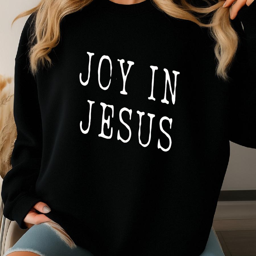 ® Joy In Jesus Shirt, Christian Graphic Tee, Retro Religious Tshirt, Faith Based Top, Spiritual Jesus Shirt Sweatshirt