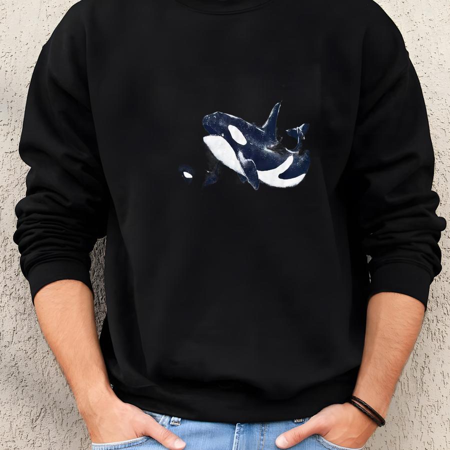 1988 Sea World Orca Oneita Single Stitch Size Medium Tee Sweatshirt