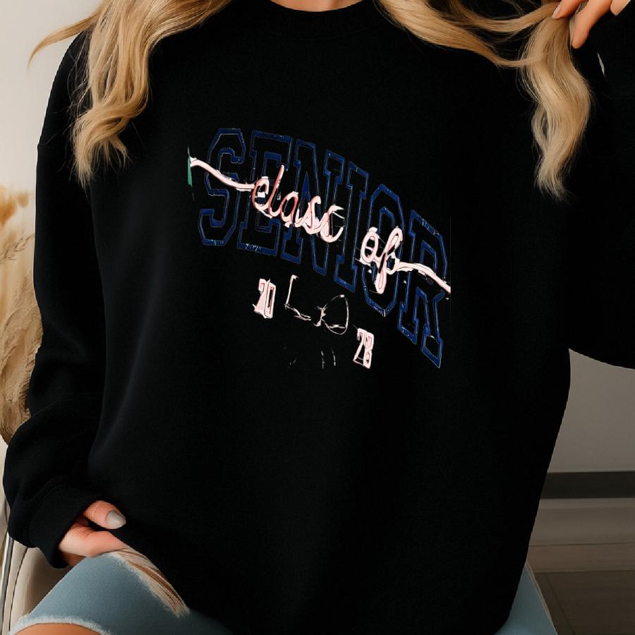 Senior 2025 Sweatshirt, Senior Cheer Gift, Coquette Senior Team Shirt, Senior Night, Cheer Team Shirt, Class Of 2025 Sweatshirt