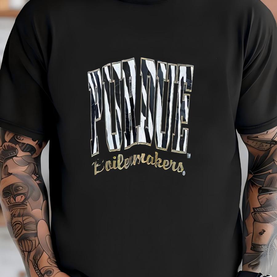 Vintage Purdue University Hoodie: Logo, Men's Fit M T-shirt