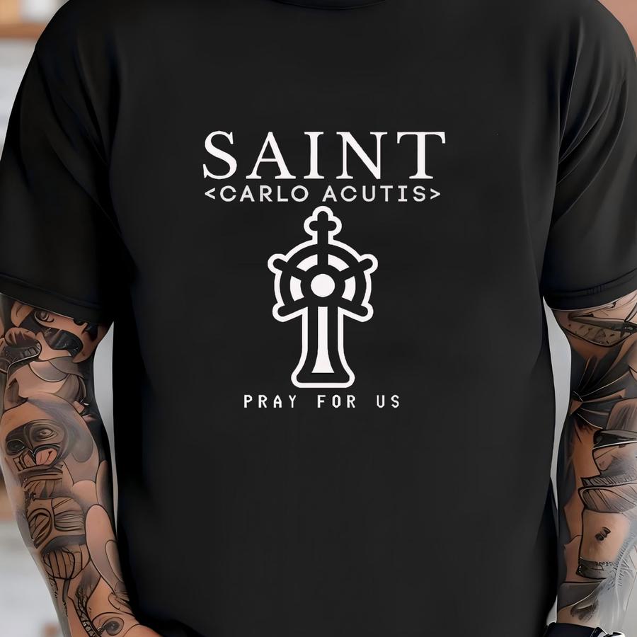 Saint Carlo Acutis Youth Tee: Catholic Patron Of The Internet T-shirt