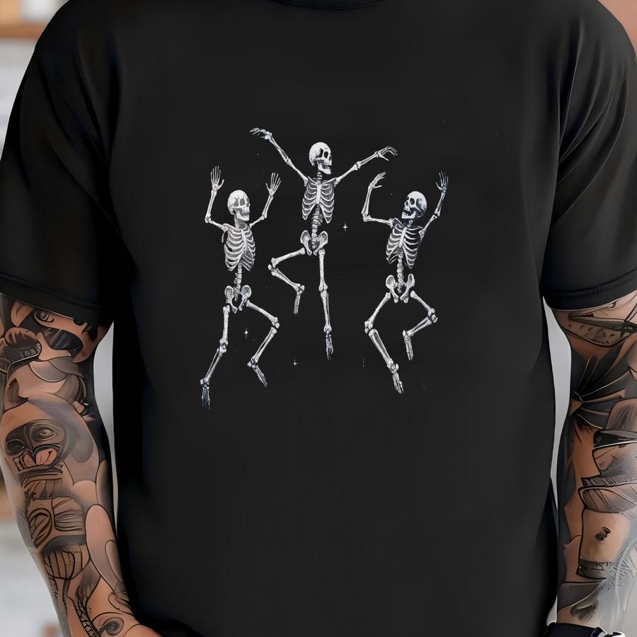Halloween Skeleton Shirt,tis The Damn Season Hoodie, Skeleton Tshirt,dancing Skeletons Holiday Shirts, Spooky Tee T-shirt
