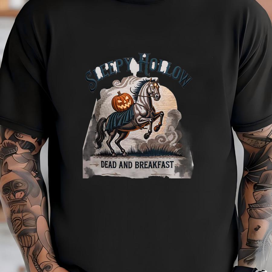 Headless Horseman Halloween With Spy Hollow Themed Y Shirt, Sweatshirt Or Hoodies T-shirt