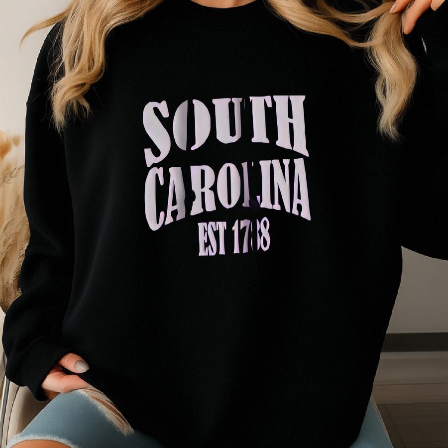 South Carolina Hoodie: Unisex Cotton Blend, Traveler Gift Sweatshirt