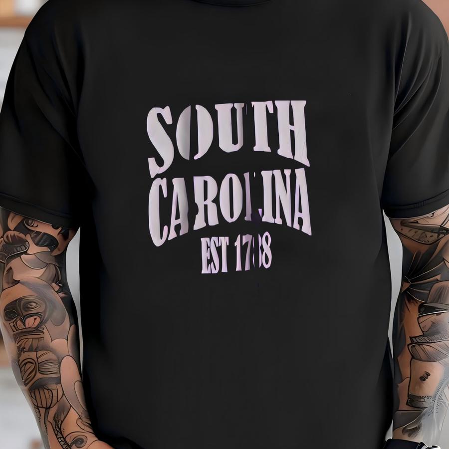 South Carolina Hoodie: Unisex Cotton Blend, Traveler Gift T-shirt
