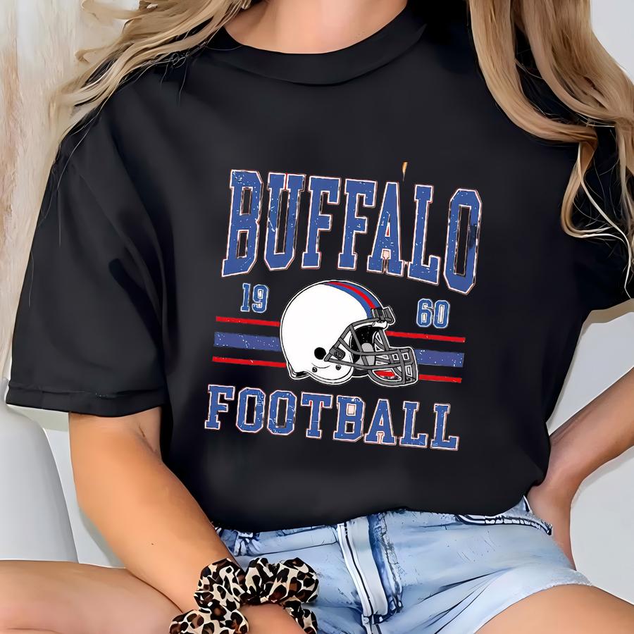 Vintage Style Buffalo Hoodie, Retro Buffalo Fan Gift Shirt, Game Day Mama Hoodie, Buffaloo Shirt, Tsf058 T-shirt