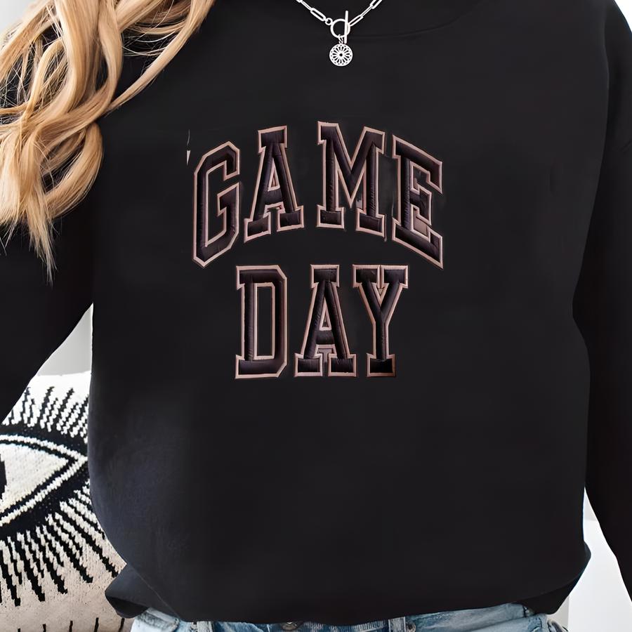 Game Day Shirt, Football Shirt, Game Day Sweatshirt, Game Day Hoodies, Women Football Shirt, Game Day Shirt, Football Season Tee Sweatshirt