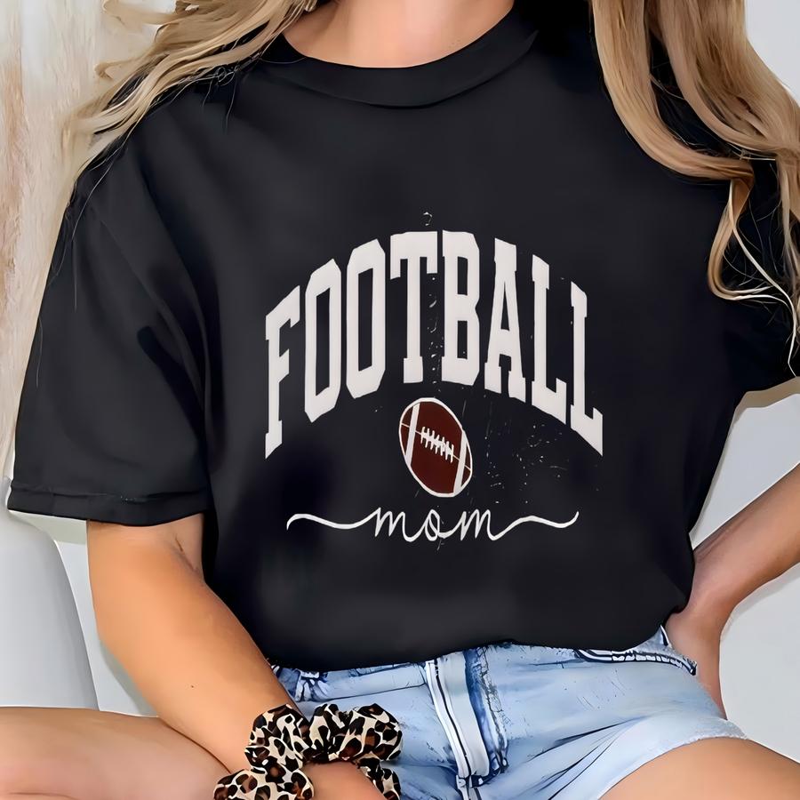Football Mom Hat Football Mama Otto Cap Denim Hat Adjustable Strap Game Day Outfit Gift For Her Sports Mom Hat T-shirt