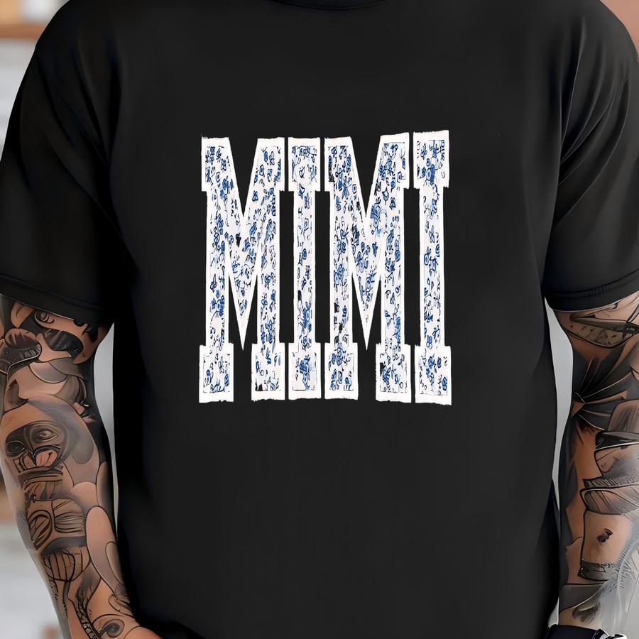 Mimi Sweatshirt, Custom Grandma Sweatshirt, Cute Floral Sweatshirt, Personalized Grandma Sweatshirt, Gift For Mimi T-shirt