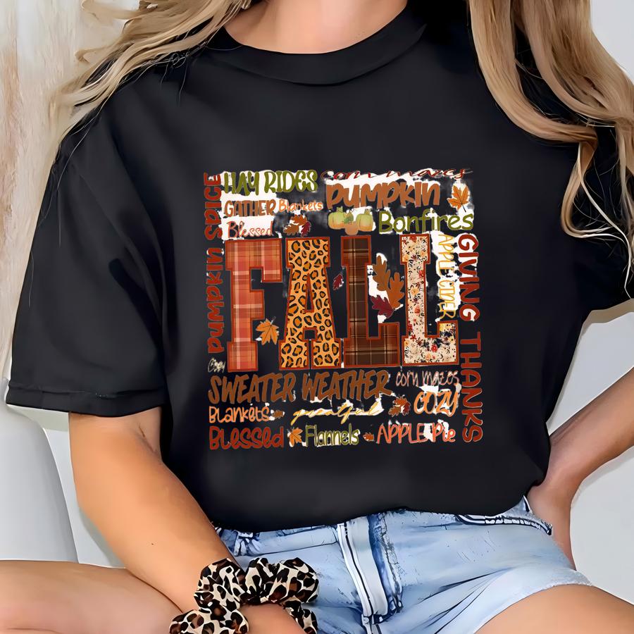 ® Fall Vibes Shirt, Fall Pumpkin Shirt, Pumpkin Season Shirt, Girly Autumn Vibes Shirt, Fall Shirt, Cozy Autumn Harvest Shirt T-shirt