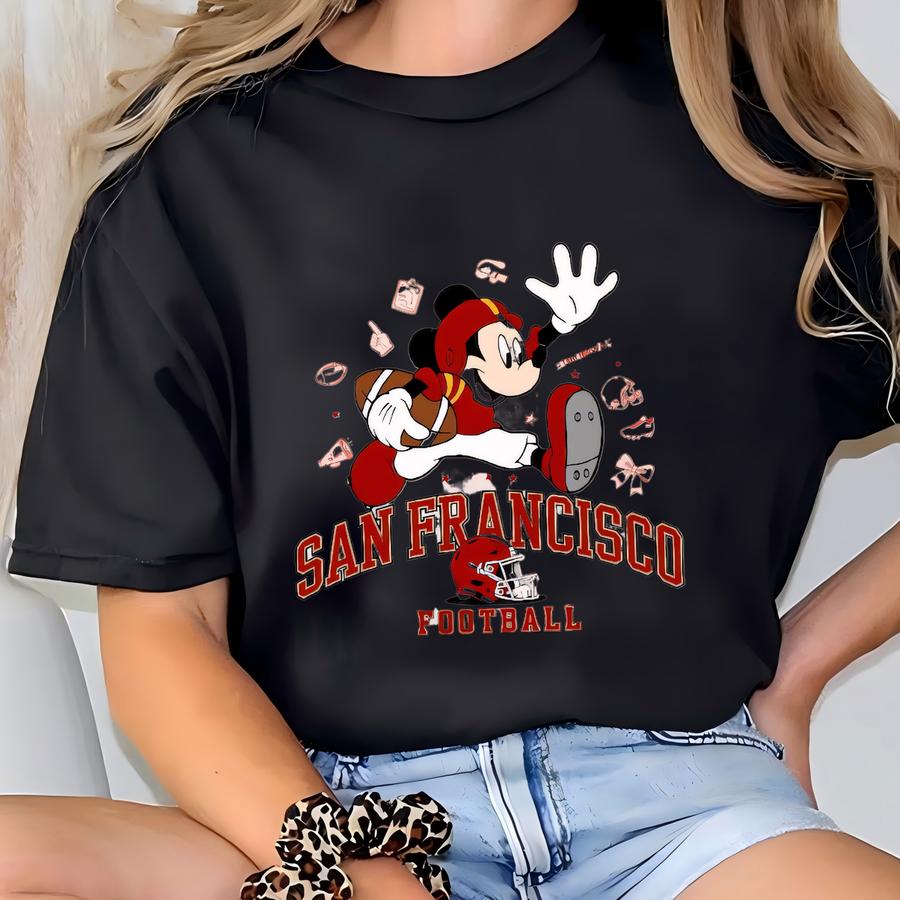 San Francisco Football Matching Shirt: Game Day Tee T-shirt
