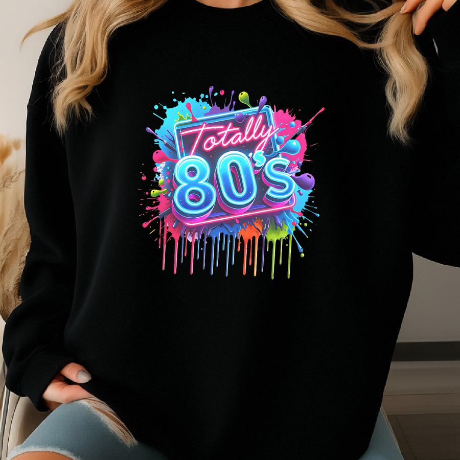 Retro 80's T-shirt: Unisex Youth Tee, Fun Party Shirt Sweatshirt