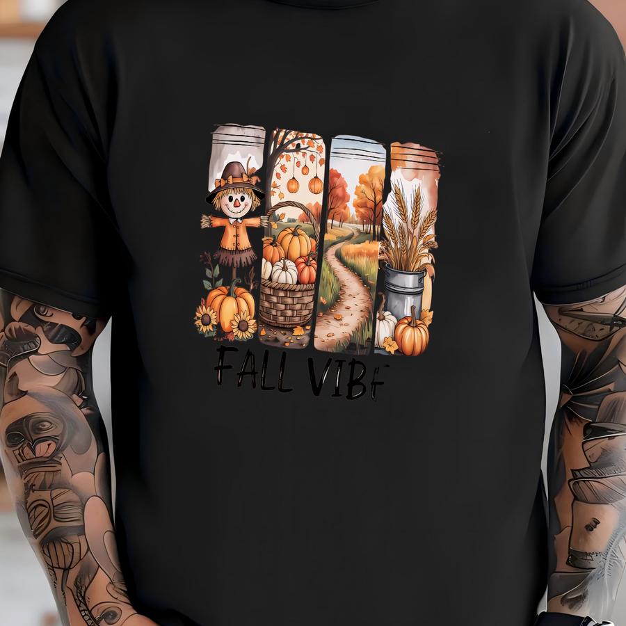 ® Cute Fall Vibes Shirt, Cute Fall Vibes Shirt, Cozy Fall Vibes Tshirt, Cute Fall Vibes Tshirt, Women Fall Gift T-shirt