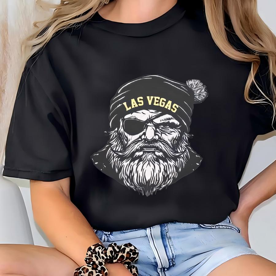 Vintage Las Vegas Tee, Unisex Christmas Shirt, Holiday Humor Gift, Casual Wear, Festive Outfit T-shirt
